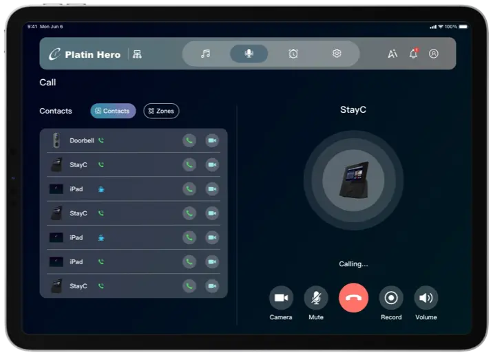 Seamless Room Calling